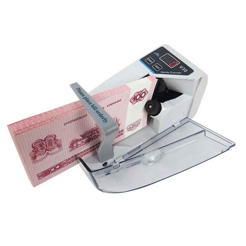 Mini Contadora de Billetes Portátil con Luz UV - 600 Billetes/min